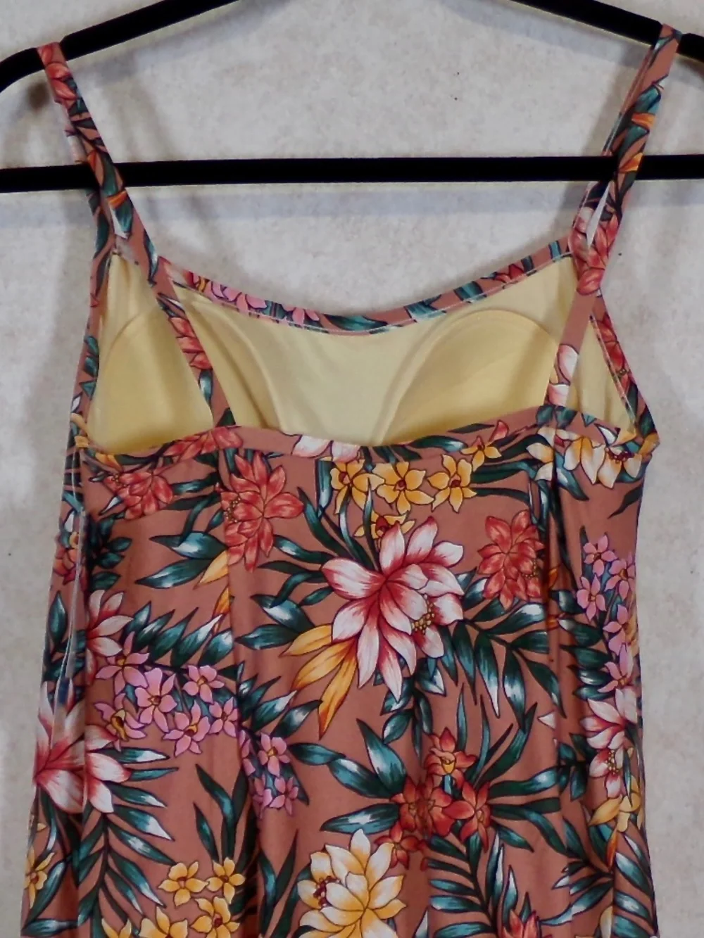 NWT Swim Solutions Rose Pink 1 Pc Swim Dress Bust,Tummy & Waist Support Size 10 - Picture 5 of 10